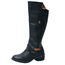 Load image into Gallery viewer, European And American Flat Zipper Women Boots