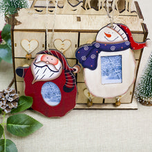 Load image into Gallery viewer, Christmas Decorations Wooden Pendant Photo Frame