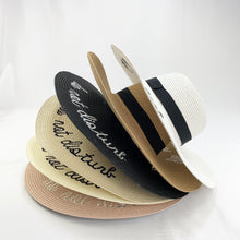 Load image into Gallery viewer, Big eaves straw hat female sunscreen sun hat
