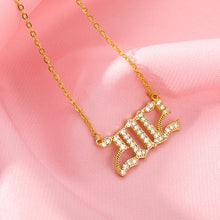 Load image into Gallery viewer, Year number necklace