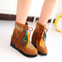 Load image into Gallery viewer, National Style Women Short Boots With Soles