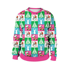 Load image into Gallery viewer, Ugly Christmas Sweater For gift Santa Elf Funny Pullove