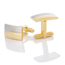 Load image into Gallery viewer, Men's Cufflinks French Shirt Two-tone Metal Cufflinks