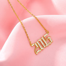 Load image into Gallery viewer, Year number necklace