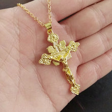 Load image into Gallery viewer, Crucifix pendant necklace