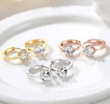 Load image into Gallery viewer, South Korea version of all around ear buckle female temperament simple ear Earrings sweet character ear accessories