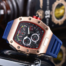 Load image into Gallery viewer, Fashion Casual Men Silicone Quartz Watch