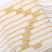 Load image into Gallery viewer, Year number necklace