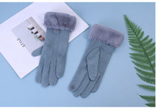 Load image into Gallery viewer, Gloves Women Warm Suede For Autumn And Winter