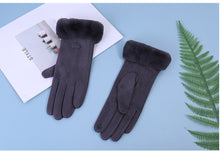 Load image into Gallery viewer, Gloves Women Warm Suede For Autumn And Winter