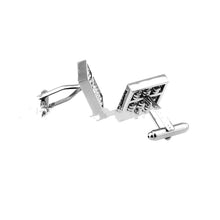 Load image into Gallery viewer, Miniature Abacus Cufflinks Movable Beads 3D Abacus Cufflinks