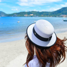 Load image into Gallery viewer, Summer Sandal Hat Small Top Hat Sunshade Sun Hat Net Red Fashion