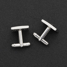 Load image into Gallery viewer, European And American Accessories High-Quality French Cuff Cufflinks Men's Cufflinks Enamel Series Black Square Cufflinks