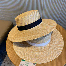 Load image into Gallery viewer, Woven Raffia Straw Hat Female Sunscreen Sunshade
