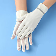 Load image into Gallery viewer, Ice Silk Gloves Sunscreen Women Uv Protection Outdoor Thin Style