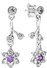 Load image into Gallery viewer, Tree Of Life Shining Snow Stud Earrings