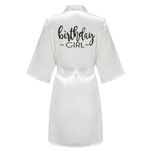 Load image into Gallery viewer, Birthday Party Girl & Entourage Robes Satin Pajamas