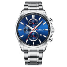 Load image into Gallery viewer, Men'S Watch Waterproof Quartz Watch Six-Hand Watch Calendar Watch Steel Band Men'S Watch