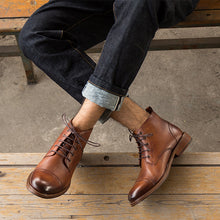 Load image into Gallery viewer, Men's Boots British Style Martin Boots Men's Leather