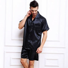 Load image into Gallery viewer, Pajamas Set Pyjamas Nightwear Men Silk Plus Size Satin