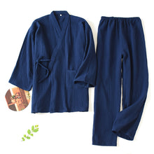 Load image into Gallery viewer, Couple Cotton Yukata Japanese Kimono Pajamas Ladies