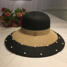 Load image into Gallery viewer, Ladies Summer Vacation Beach Hat Big Brim Hat