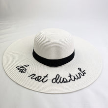 Load image into Gallery viewer, Big eaves straw hat female sunscreen sun hat