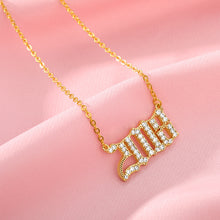 Load image into Gallery viewer, Year number necklace