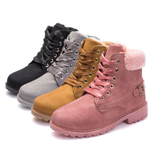 Load image into Gallery viewer, Plus velvet warm short boots rivet women boots