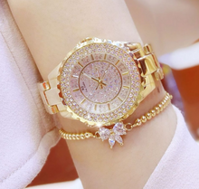 Load image into Gallery viewer, Hot new starry women's watch full brick automatic non-mechanical ladies watch student fashion watch waterproof
