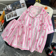 Load image into Gallery viewer, Girls pajamas print set