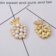 Load image into Gallery viewer, Baroque Pineapple Diamonds Jane Yue Fashion Earrings Earrings