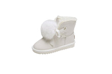 Load image into Gallery viewer, Shiny and velvet snow boots