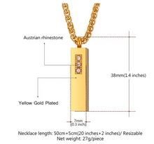Load image into Gallery viewer, Cylindrical aroma necklace