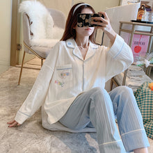 Load image into Gallery viewer, Pajamas Women's Long-sleeved Spring And Autumn Thin Section Net Red Cotton Cute