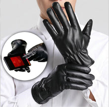 Load image into Gallery viewer, Touch screen leather gloves