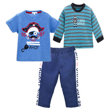 Load image into Gallery viewer, Spring And Summer Baby Clothes Three-piece Romper Suit