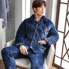 Load image into Gallery viewer, Winter thick men's pajamas