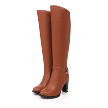 Load image into Gallery viewer, Thick Heel Over The Knee Boots High Heel Women's Boots