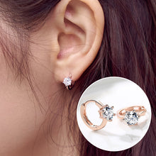 Load image into Gallery viewer, South Korea version of all around ear buckle female temperament simple ear Earrings sweet character ear accessories