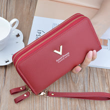 Load image into Gallery viewer, Women's purse long zipper