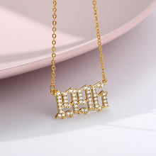 Load image into Gallery viewer, Year number necklace