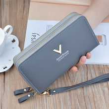 Load image into Gallery viewer, Women's purse long zipper