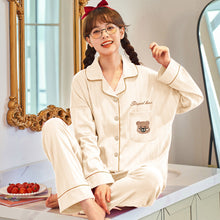 Load image into Gallery viewer, Pajamas Women's Long-sleeved Spring And Autumn Thin Section Net Red Cotton Cute