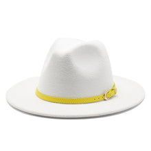 Load image into Gallery viewer, Woolen Hat Big Brimmed Hat Jazz Hat Felt Hat