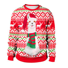 Load image into Gallery viewer, Ugly Christmas Sweater For gift Santa Elf Funny Pullove