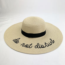 Load image into Gallery viewer, Big eaves straw hat female sunscreen sun hat