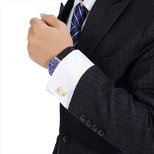 Load image into Gallery viewer, Men's Cufflinks French Shirt Two-tone Metal Cufflinks