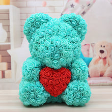 Load image into Gallery viewer, Bear Valentine's Day Rose Bear Christmas Gift