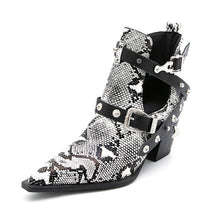 Load image into Gallery viewer, Pointed Toe Single Boots Studded Western Cowboy Boots